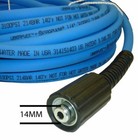 Uberflex Kink Resistant Pressure Washer Hose 1 4  X 50  3100 Psi 22mm