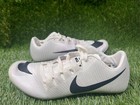 Men   s Size 8 Nike Zoom Ja Fly 3 White Black Track Spikes  865633-001 