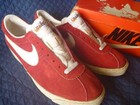 Nike Bruin Blue Suede Us8 5 Made In Taiwan Vintage Unused Deadstock