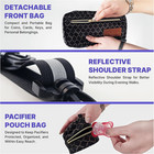 Stroller Organizer With Cup Holders 9-in-1 Universal Baby Caddy Multiple Pockets