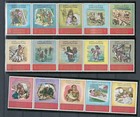 Jordan Holy Lands 1967 War Tragedy Paintings Mnh 6 Strips 2 Scans  Lot  jor 572 