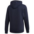 Adidas Men s Essentials 3-stripe Pullover Fleece Hoodie Sweatshirt Sz Large Navy