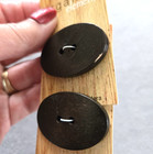 Belle Buttons By Dritz Large Wooden Oval Buttons 1 3 4    Set Of 2 Unique