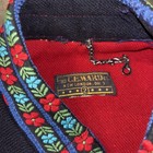 Vintage Ww2 Nurses Navy Blue Wool Cape C e  Ward Co 100  Wool Red Lining