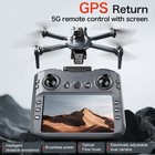 8k Fpv Gps Drone With 4 5  Screen Remote  Rc Quadcopter Camera Dual Battery
