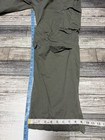 H m Relaxed Fit Cargo Pants Men   s M Green Ankle Drawstring  inseam 29 