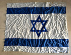 Rare Large Old 50 s Sewn Israel Flag Judaica Star Of David 100  Cotton 170 X 115