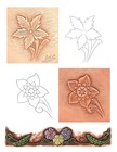 100 Flower Patterns For Leather Booklet By Jim Linnell  leathercraft Designs 
