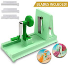 Japanese Vegetable Spiralizer  1 Straight Blade   3 Serrated For Zucchini Veggie