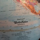Bs7 Vintage Replogle 12  Diameter Globe   World Nation Series  