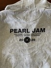 Pearl Jam Dark Matter Tour Gray Hoodie Zip Up Hollywood  Fl