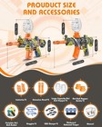 2 Set Electric Gel Splatter  Full Auto Mode For Birthday  Green yellow 