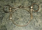 Stainless Steel Used  5 Inch Snaffle Ring Bit  With Half Cheek