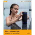 Treblab Hd77 Waterproof Bluetooth Speaker 30w 360   Sound  Ipx7  Rgb  20h  Tws
