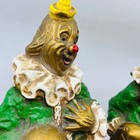 1966 Pair Of Hand Painted Circus Clowns Universal Statuary Kendrick 7 X 17    Tb1