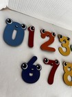 Magnetic Numbers Educational 3 75    Tall 0-9 Plain Set And Set With Faces
