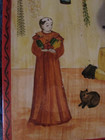 Spanish Colonial Retablo  San Pascual