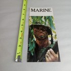 Vintage 1971 Marine Recruitment Recruiting Fold Out Brochure Us Marines