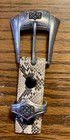 Exquisite Vintage Judith Jack Marcasite Silver Belt Buckle Set