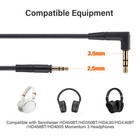 Audio Cable For Sennheiser Headphones 2 5mm To 3 5mm Replacement Aux Cord 1 45m