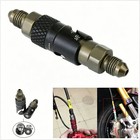 Black Aluminum Quick Release Dry Brake Line Coupling Fitting Universal 3an Cnc