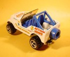 Hot Wheels White Action News  5 Pack Only  Jeep Roll Patrol Mint Loose