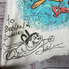 Vtg  1991 Nicktoons Ren   Stimpy Signed By John Kricfalusi   Others - Sz L