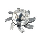 Aluminum Single-groove Alternator Pulley W nose Cover   Fan For Gm Chevy Bbc Sbc