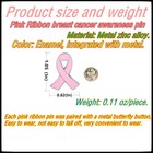 25 Pink Ribbon Pin Breast Cancer Awareness Enamel Lapel Pins