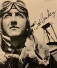 Wwii Fighter Pilot Ace Robert Barkey Signed Photo 325th Fighter Group