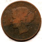 1906 Liberia 2 Cents  mintage  108 000  Lot  2