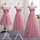 Women Dress Formal Evening Party Prom Ball Gowns Lace Wedding Bridesmaid Fashion