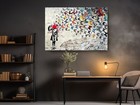 Headshot Butterfly Girl By Banksy - Home Decor Street Art Ready To Hang Canvas