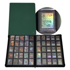 25-pocket Top Loader Card Binder Album - Holds 1000 3 x4  Sleeves - Green