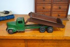 Vintage Original Paint Turner Pressed Steel Toy Dump Truck Usa 28 Inch Antique 