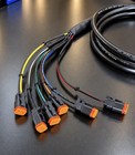 Skid Steer Aux Control Harness 14 Pin 8 - 6 Function Fits Cat   Kubota   Deere