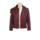 Guardians Of The Galaxy Star Lord Cosplay Costume Faux Leather Jacket Gloves