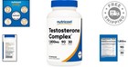 Testosterone Booster Supplement - 1800mg Complex  30 Servings Of 90 Capsules