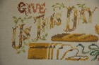 1958 Embroidery Cross Stitch Give Us This Day Our Daily Bread Christian Cottage
