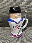 Shultz   Dooley Pucky Hockey Player Usa 1st Edition  Beer Stein Matt Brewing