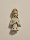 Miniature Pin Cushion Half Doll Porcelain