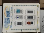 Israel - 72 Used Stamps On 18 White Ace Stamp Album Sheets  2 Tabs