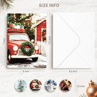 Christmas Cards- Boxed Christmas Cards With Envelopes   Stickers- Holiday Bul   