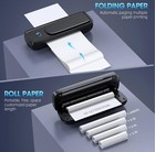 Portable Wireless A4 Bluetooth Thermal Inkless Mobile Printer - A81