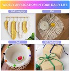 Macrame Cord  3mm X 396 Yards Natural Cotton Twine  12 Rolls 4 Strand Colored   