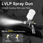 D1 Lvlp Air Spray Gun Kit For Painting Cars Furniture Fence Varnish   Top Coat
