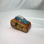 Louis Marx Tin Flip Over Tank   5 Wind Up Works Great 1950s Vintage Tested