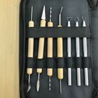Clay Sculpting Tool Kit 14pcs Pottery Wax Carving Tools With Case Used