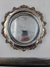Vintage Silver Plate Poole Old English 5017 Heavy Round Footed Tray Dish -13 75 