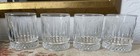 New  set Of 4  Grand Marnier  lowball Cocktail Rocks Glasses Diamond Cut  10 Oz